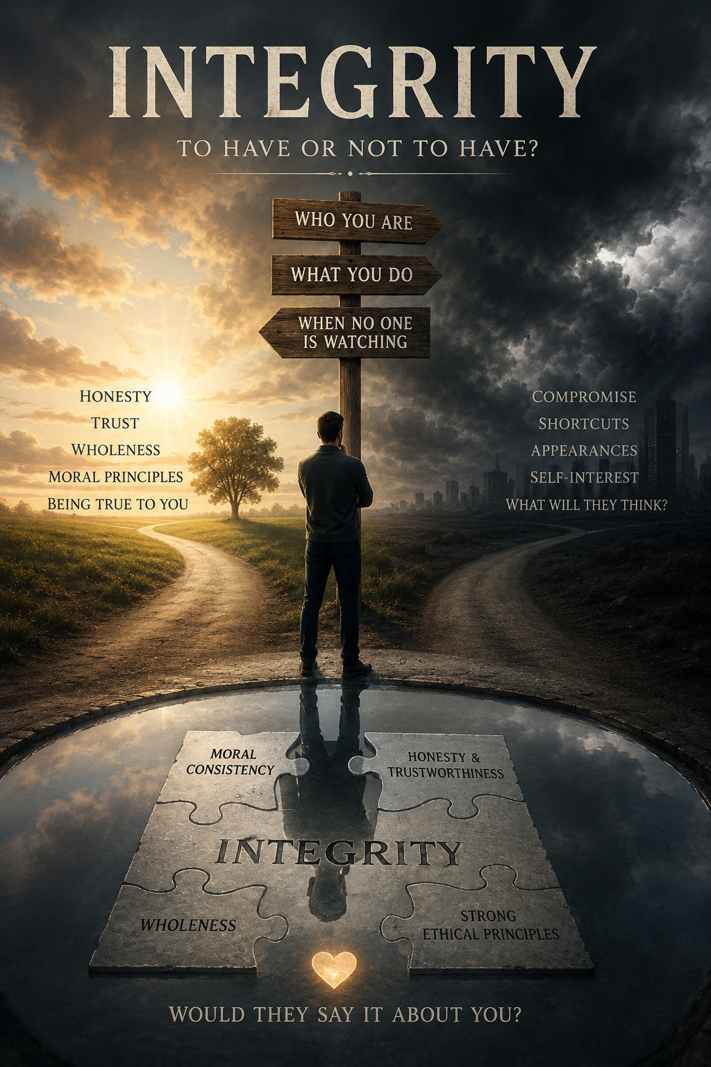 Urgency Legacy blog post on integrity, character, and purpose-driven living